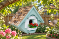 Little Wren Birdhouse - Light Blue