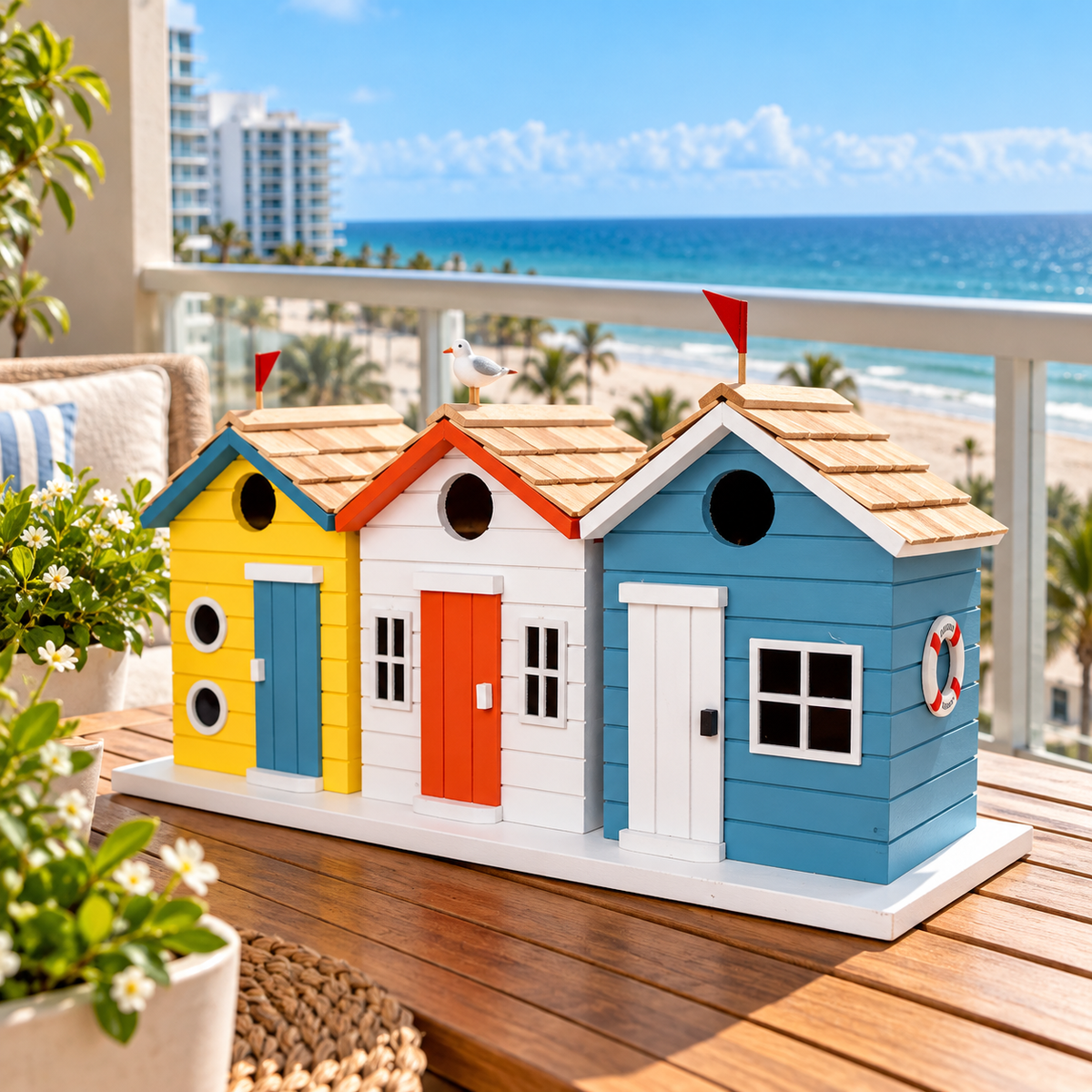 Brighton Beach Huts Birdhouse