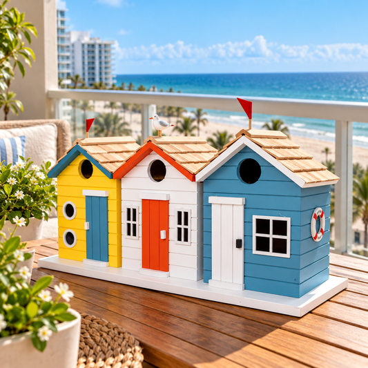 Brighton Beach Huts Birdhouse