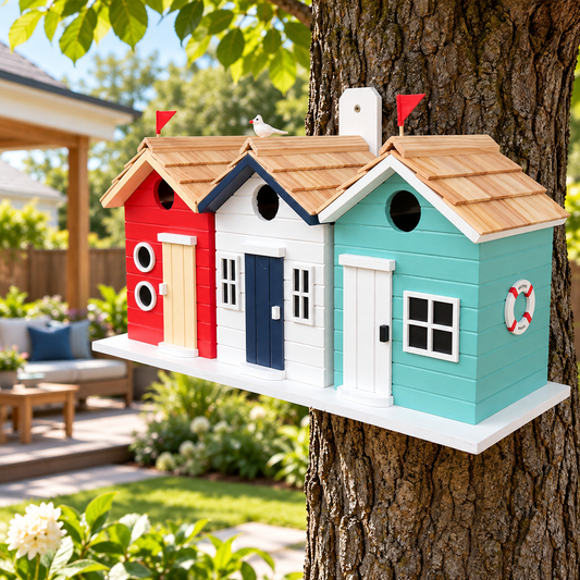 Brighton Beach Huts Birdhouse