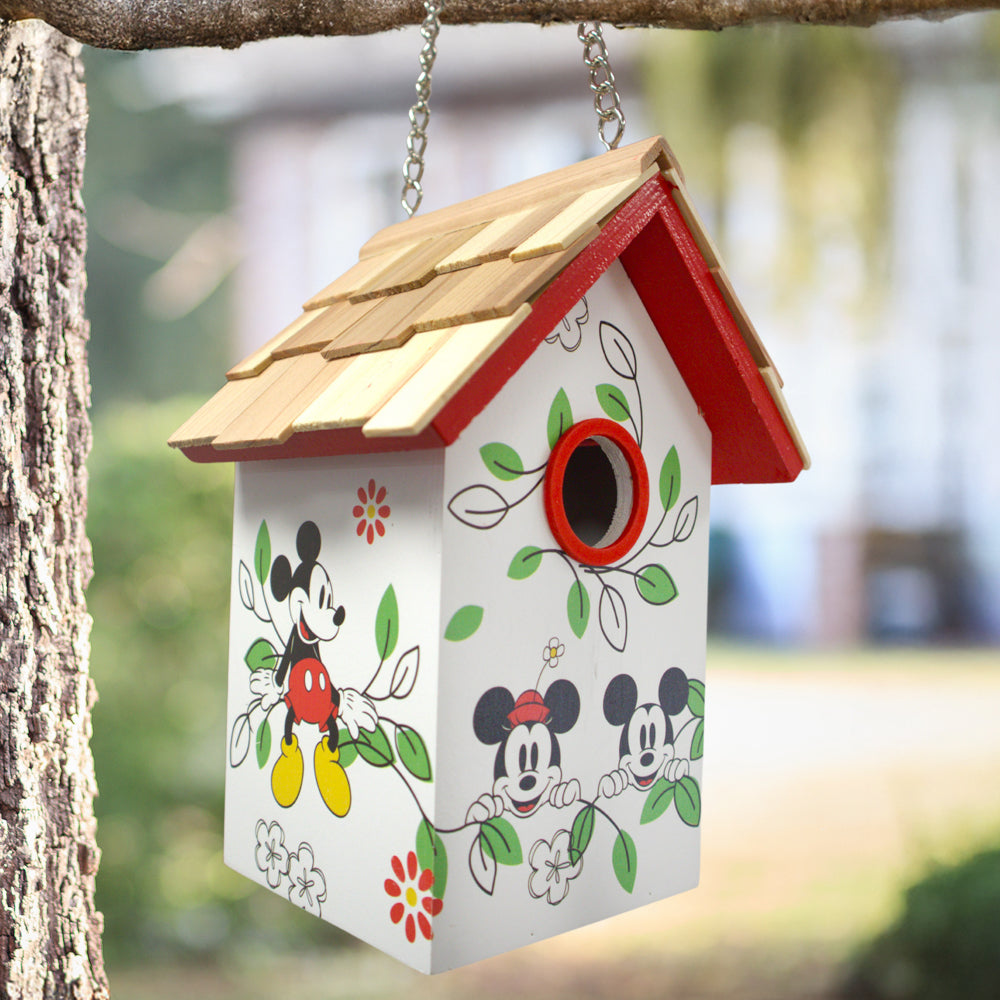 Mickey & Minnie Standard Birdhouse - Tree Time