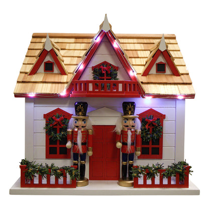 German Nutcracker Chateau with LED Lights