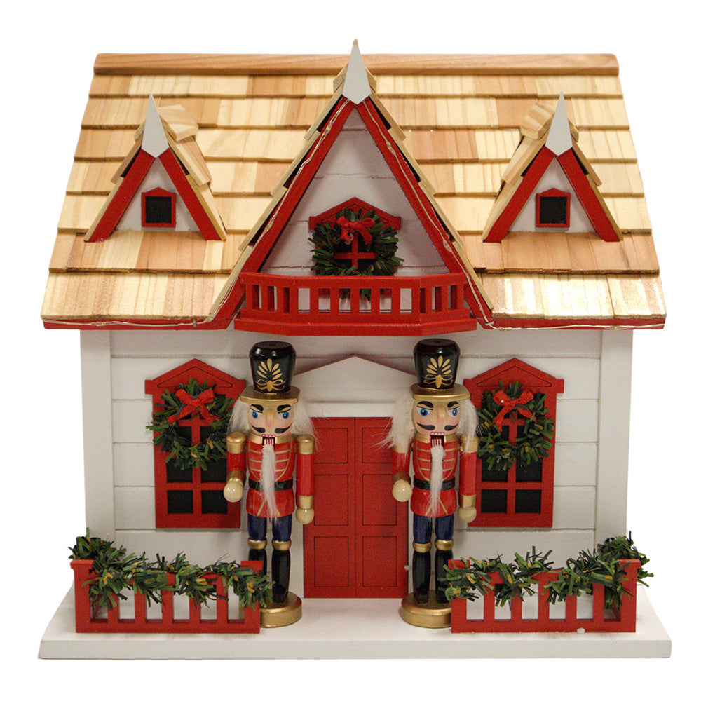 German Nutcracker Chateau with LED Lights