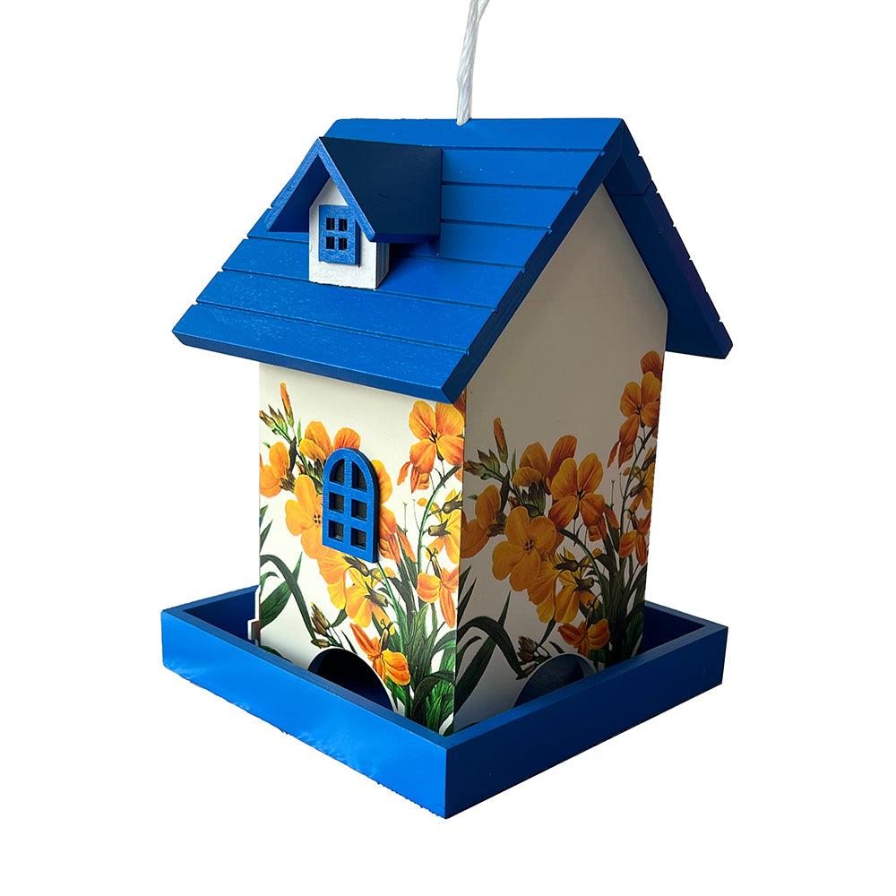 Homestyle Bird Feeder - Bluebirds & Camellia Print