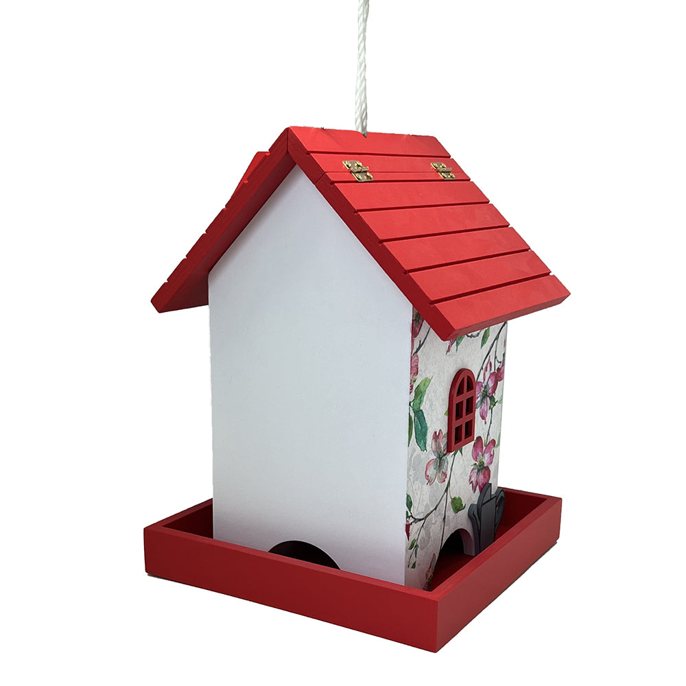 Homestyle Bird Feeder With Cardinals & Dogwood Print