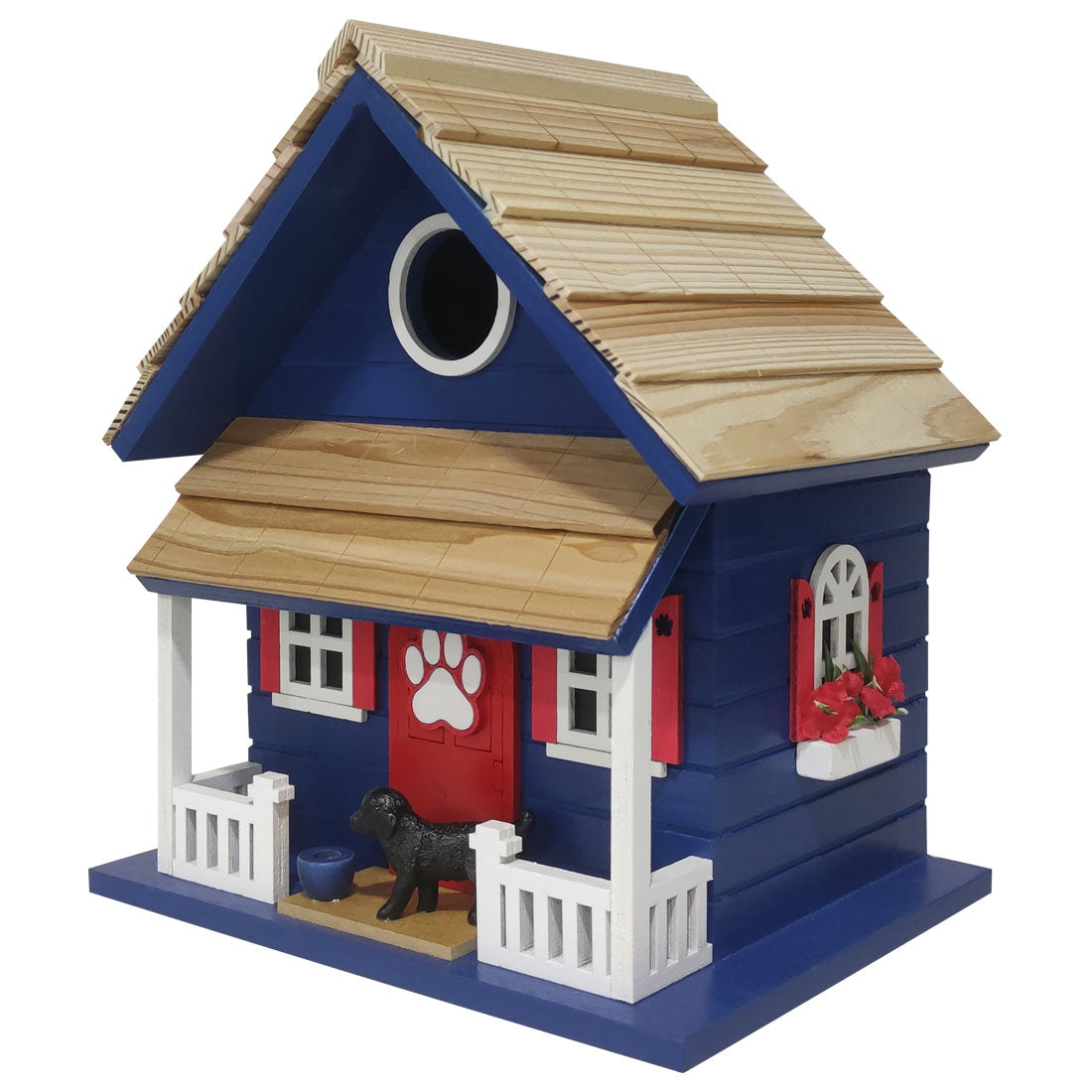 Bow Wow Birdhouse - Navy