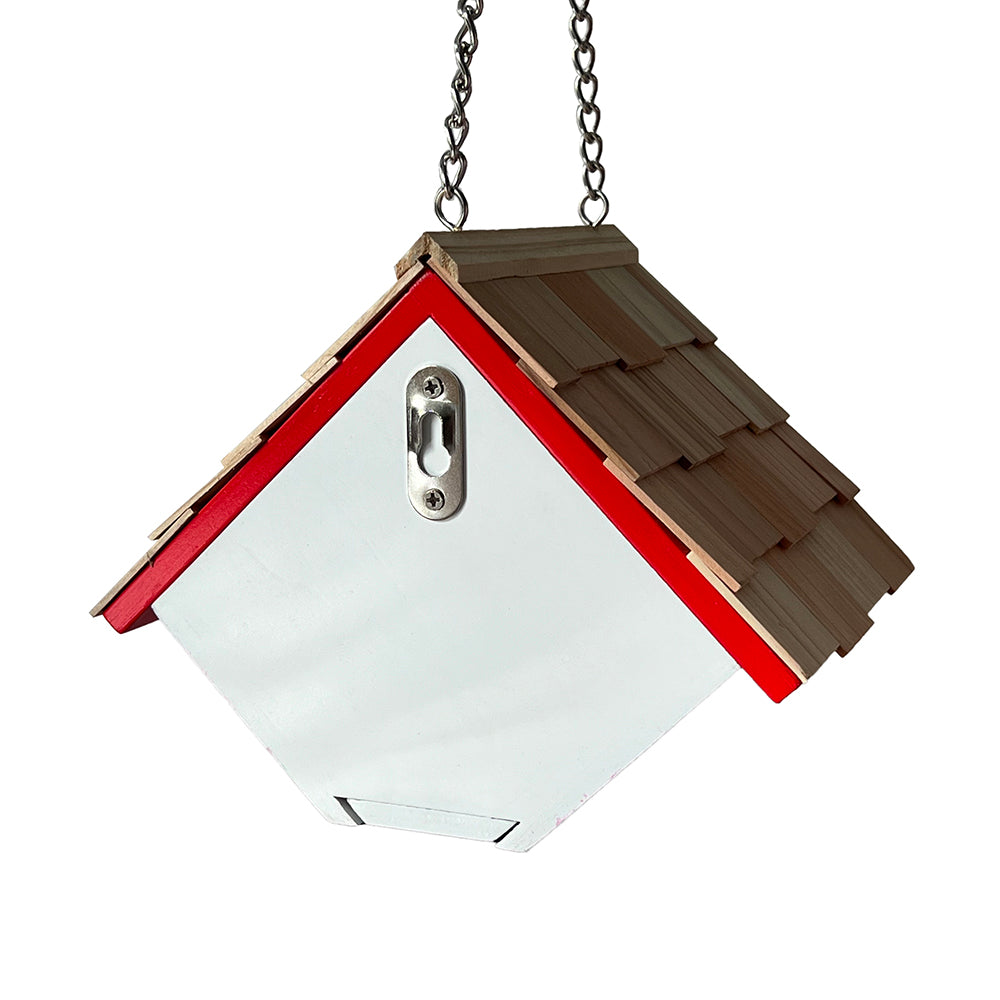 Printed Wren Birdhouse - Cardinals & Dogwood Print