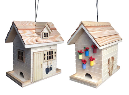 Potting Shed Bird Feeder - Natural