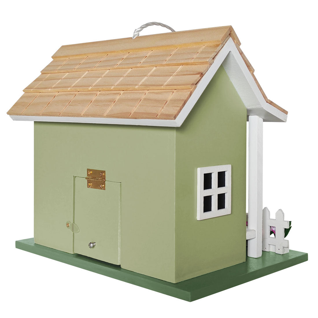 Park Villa Cottage Birdhouse - Sage Green