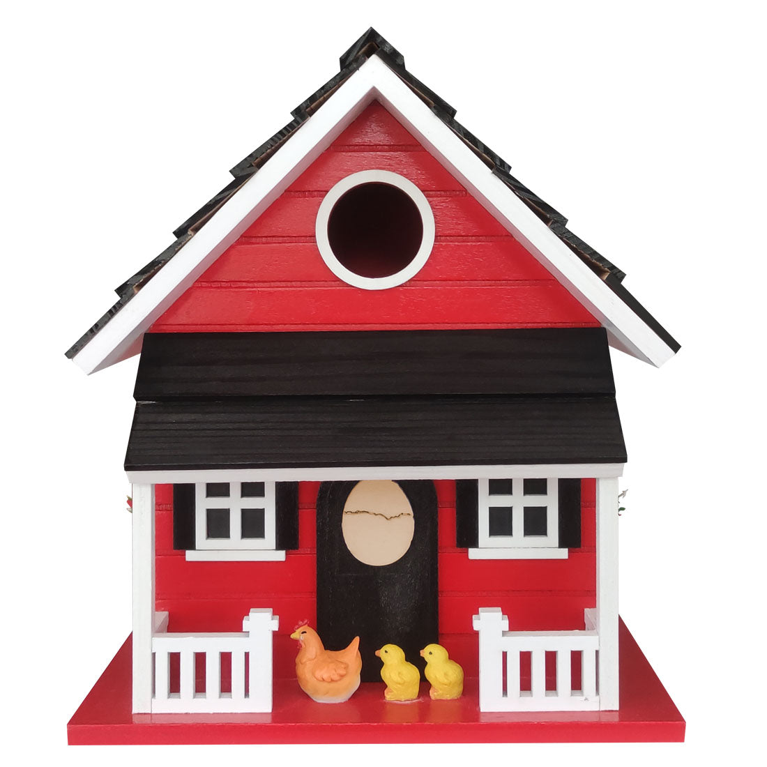 Hen House Birdhouse - Red