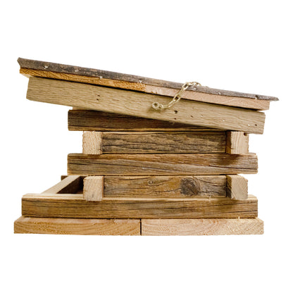 Franklin Feeder Log Cabin Cedar Feeder