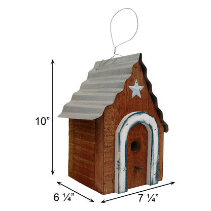 Brandywine Hanging Birdhouse with Metal Roof