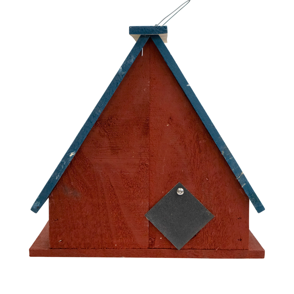 Ticonderoga Hanging Birdhouse with Stars - Wooden Roof