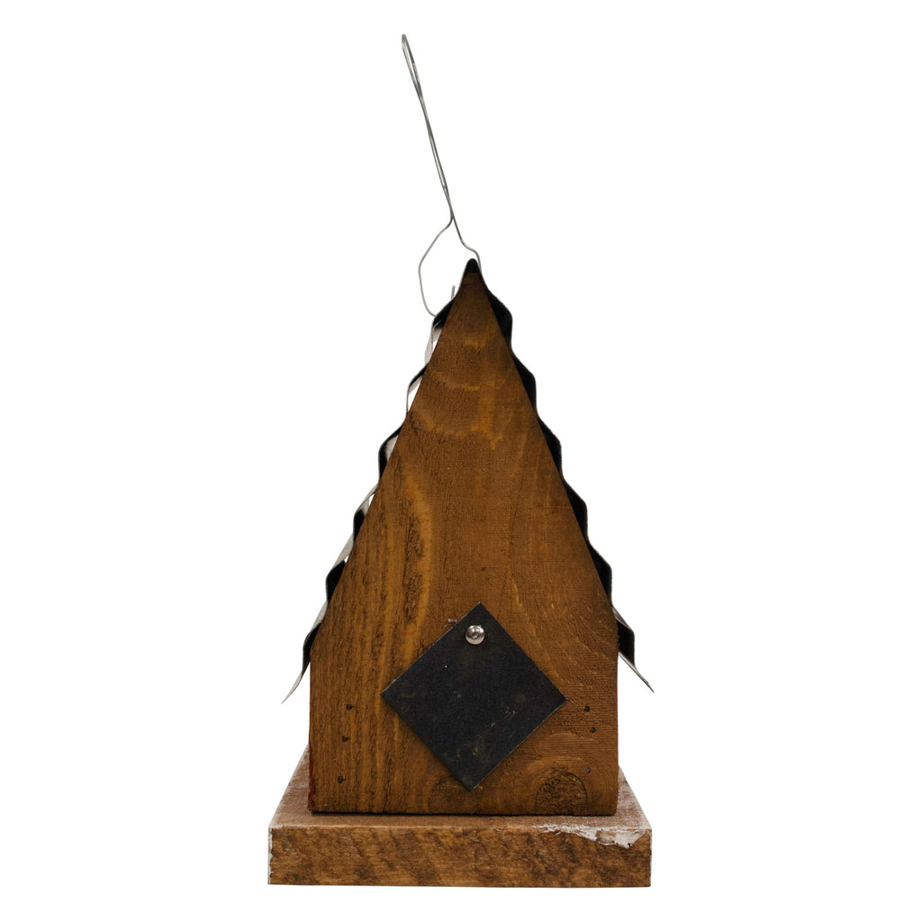 Lexington Hanging Birdhouse with Metal Roof - Home Of The Free