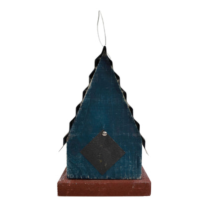 Yorktown (Barn) Hanging Birdhouse with Stars Metal Roof - Americana Stars