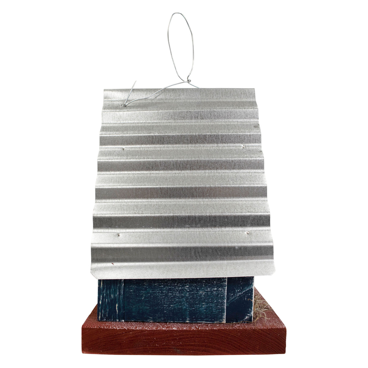 Yorktown (Barn) Hanging Birdhouse with Stars Metal Roof - Americana Stars