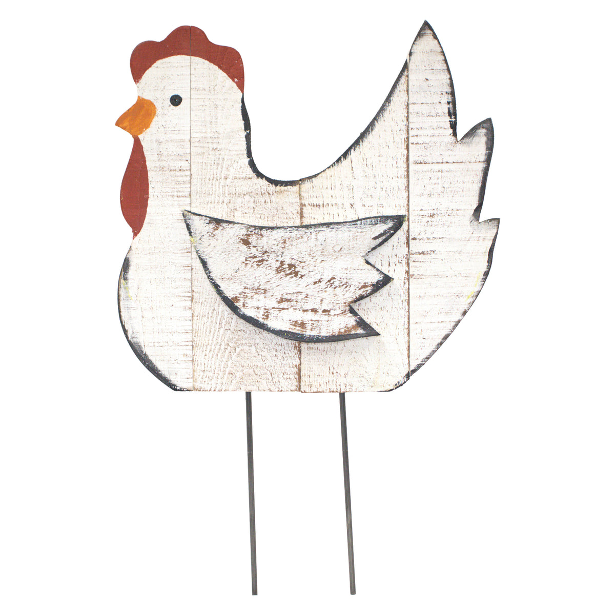 Hen and Three Chicks Garden Set – Handcrafted by Master Amish Craftsmen