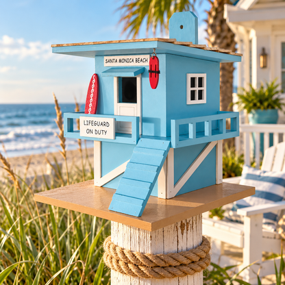 Lifeguard Shack Birdhouse