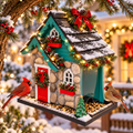 Charlevoix Stone Christmas Feeder – outdoor bird feeder