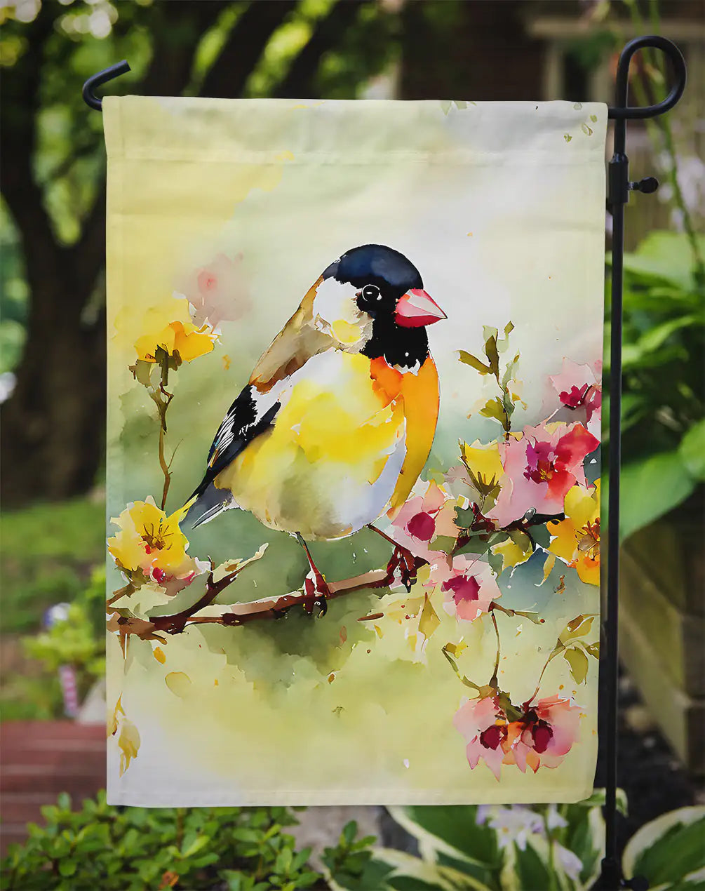 Goldfinch Garden Flag