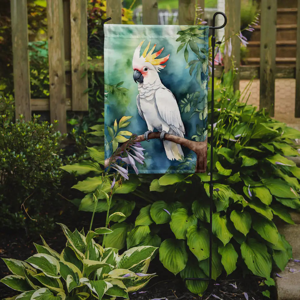 Cockatoo Garden Flag