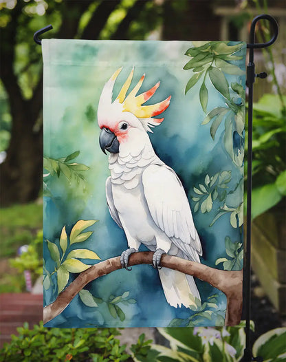 Cockatoo Garden Flag