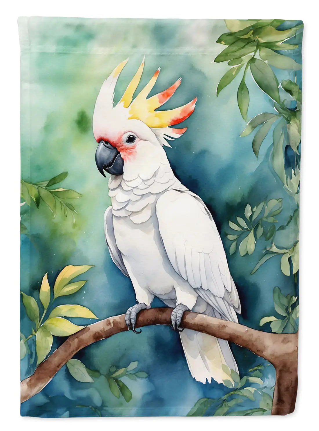 Cockatoo Garden Flag