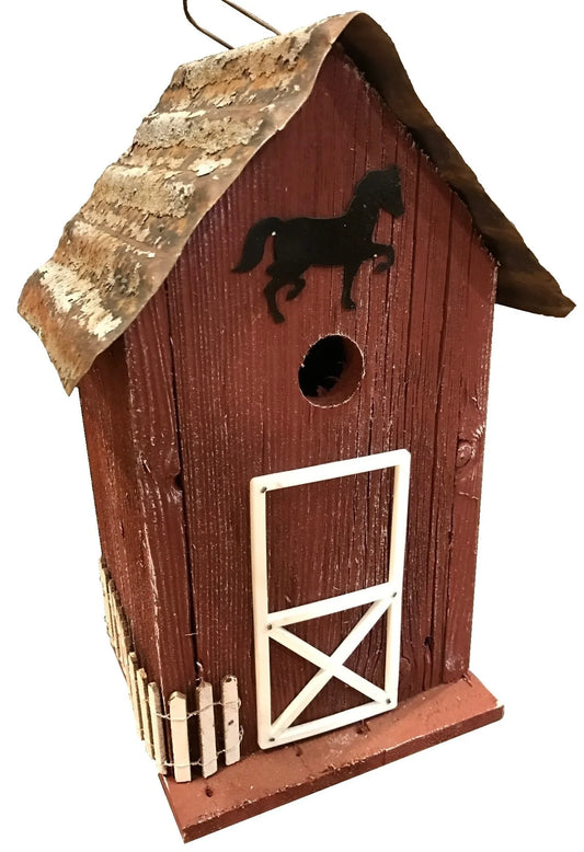 Amish Stable Birdhouse